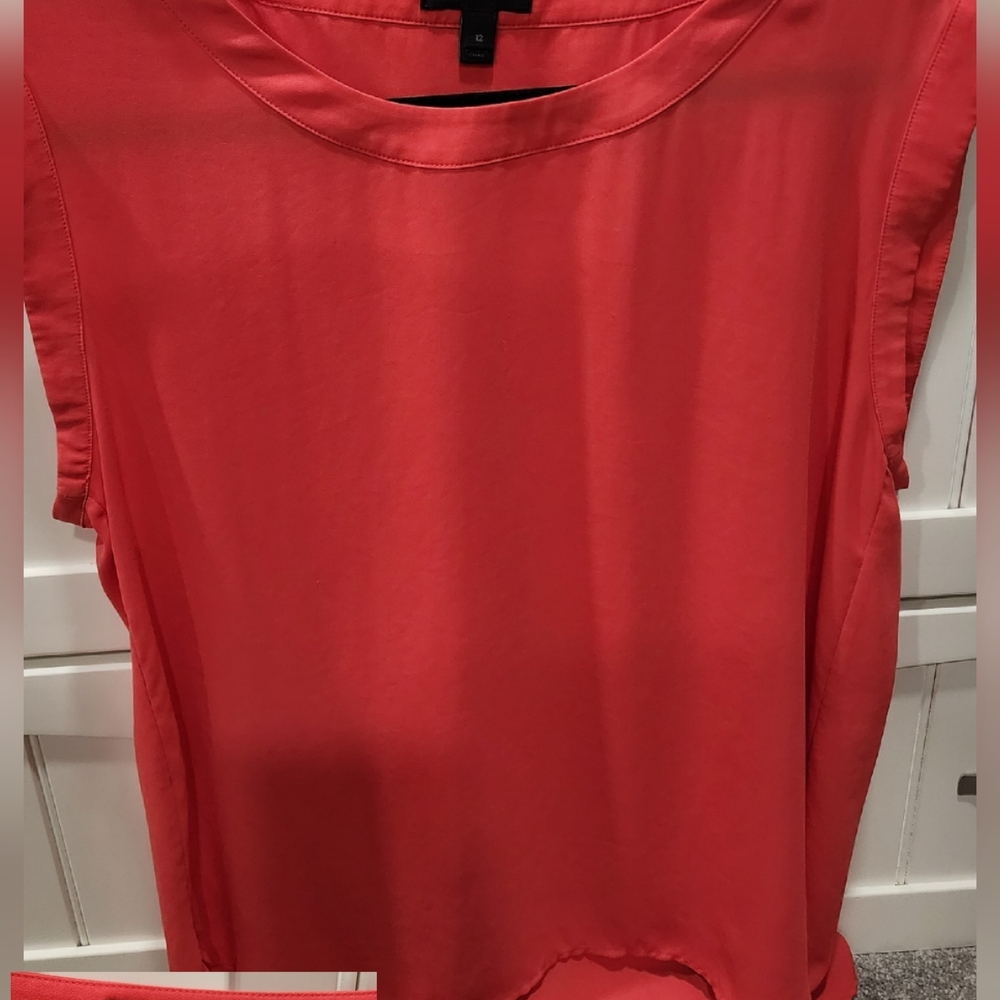 J. Crew Pink Sleeveless Muscle Tee Blouse